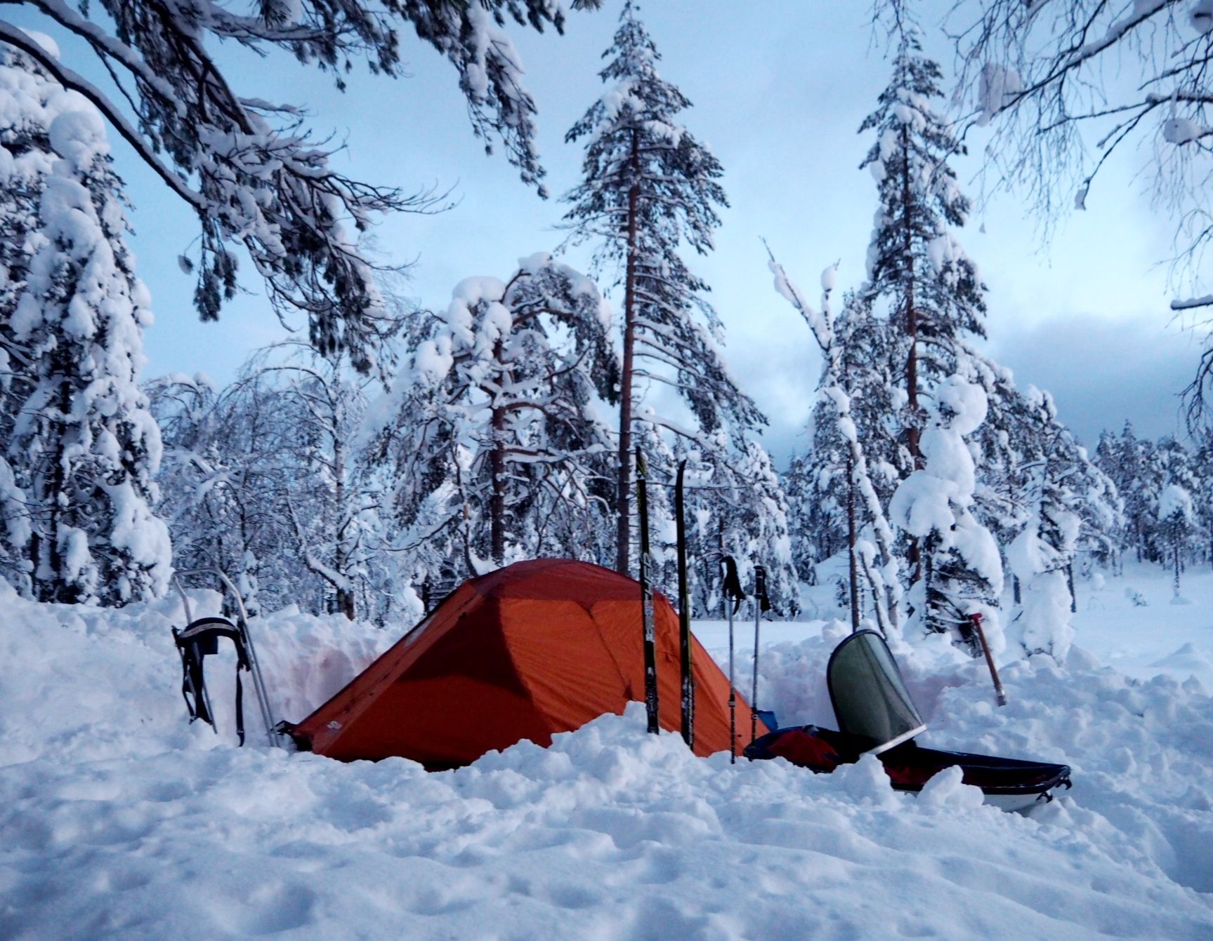 Telttur i januarkulde