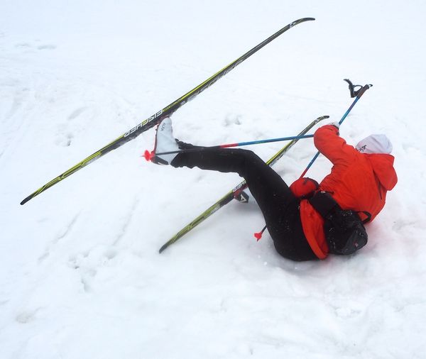 En skitur i poesi, regn og angst.